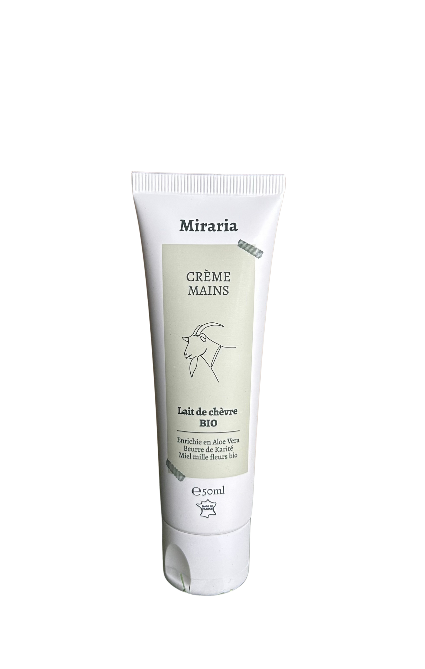 Crème mains au lait de chèvre bio