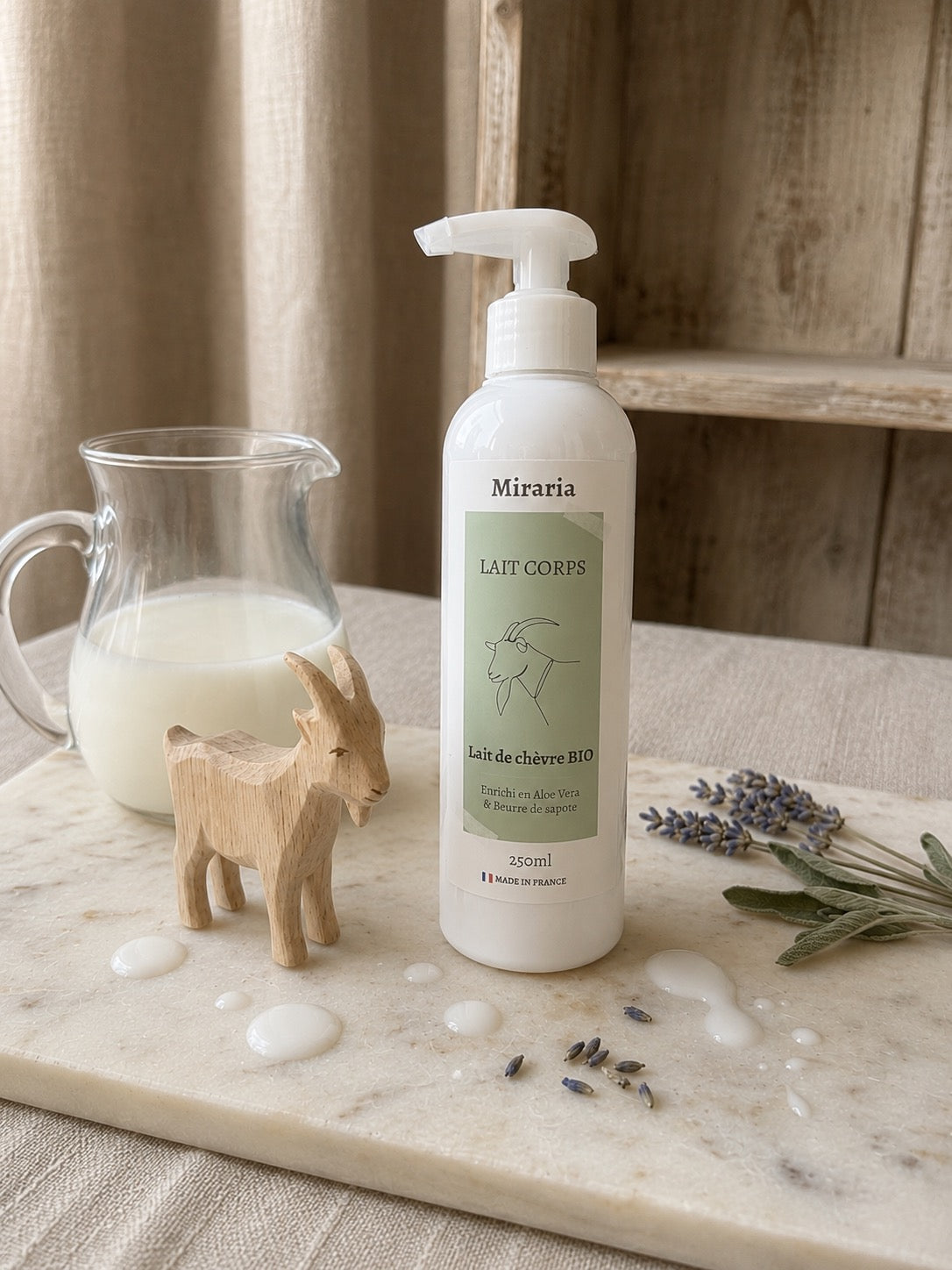 Lait corporel - Lait de chèvre BIO
