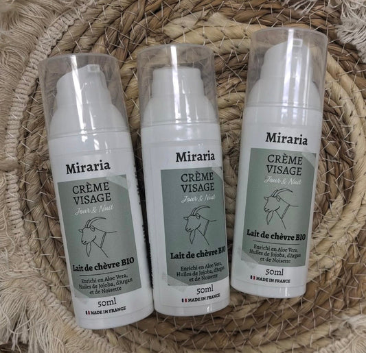 La crème visage Miraria au lait de chèvre : un soin essentiel pour une peau équilibrée