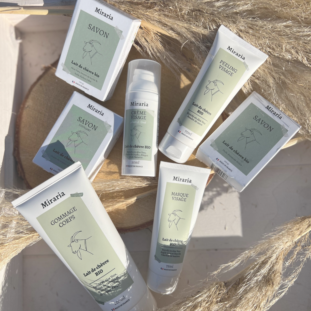 Soins au lait de chèvre bio français 