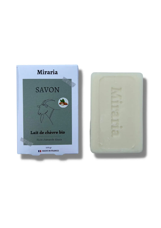 Le Savon Miraria à l’Amande Douce & Lait de Chèvre Bio : Le Chouchou des Peaux Sensibles