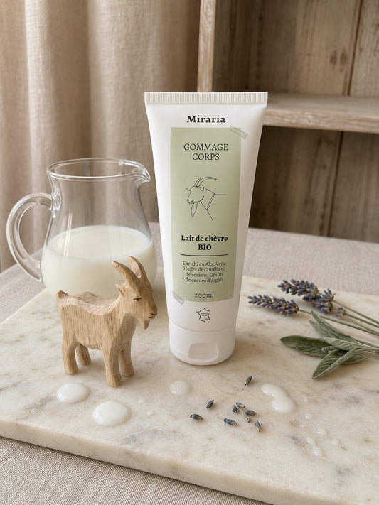 Gommage corporel - Lait de chèvre BIO